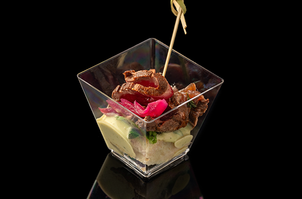 Канапе с ростбифом 16 шт