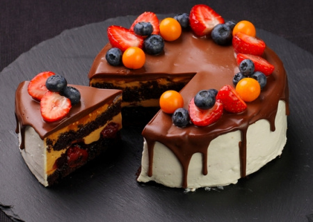 Торт шоколадно-сматанный