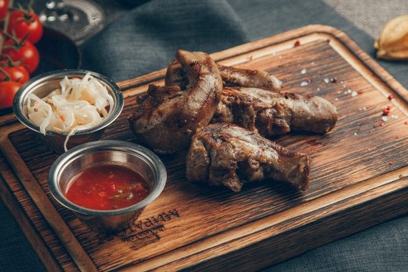 Язычки ягненка на гриле
