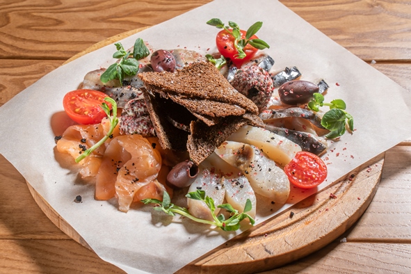 Ассорти слабосоленых рыб